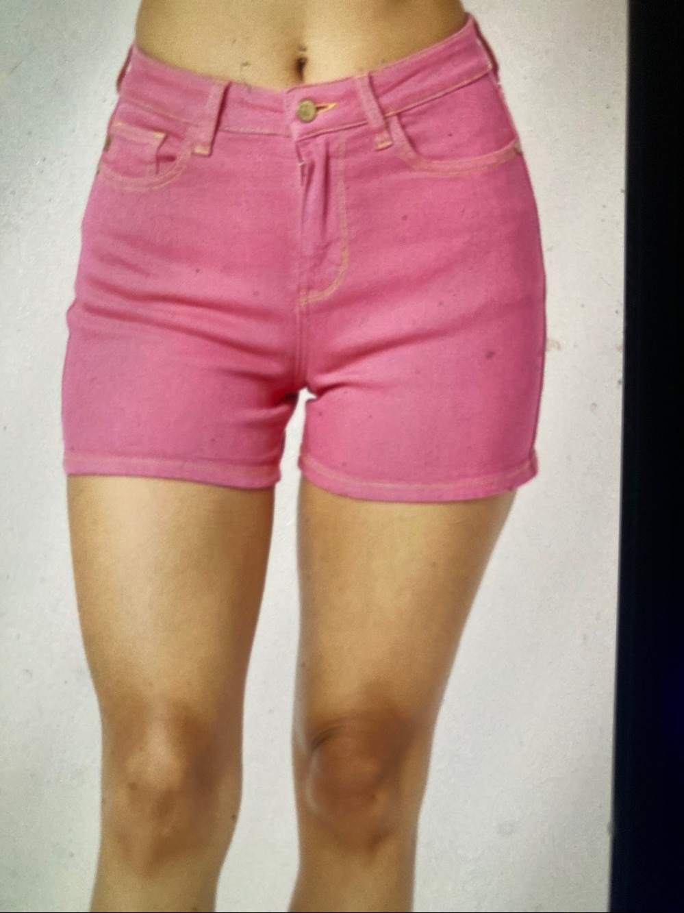 Judy Blue Hot Pink High Waist Denim Shorts
